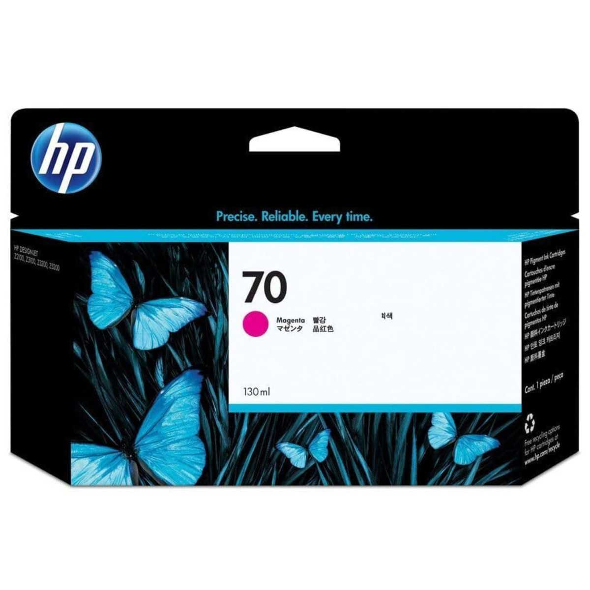 HP 70 Magenta clair cartouche d'encre d'origine HP 70 Magenta clair cartouche d'encre d'origine