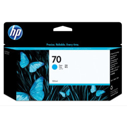 HP 70 Cyan cartouche d'encre d'origine