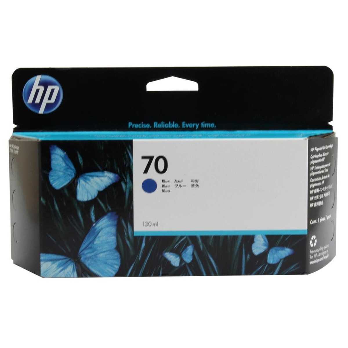 HP 70 Bleu Cartouche d'encre d'origine - C9458A HP 70 Bleu Cartouche d'encre d'origine - C9458A