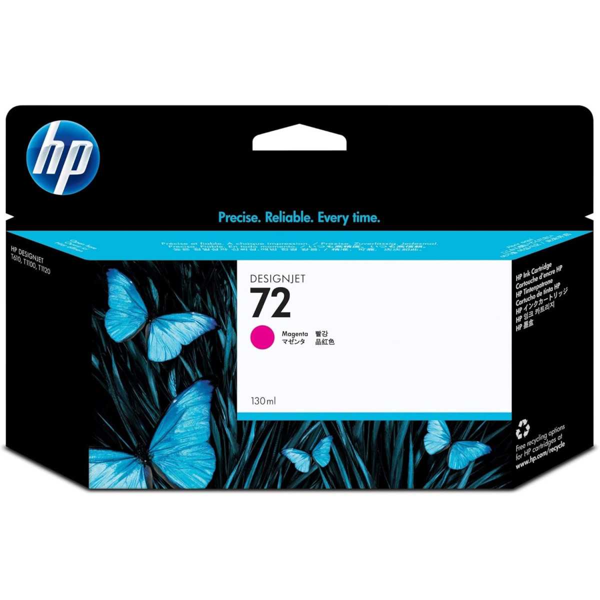 HP 72 Magenta Cartouche d'encre d'origine - C9372A HP 72 Magenta Cartouche d'encre d'origine - C9372A