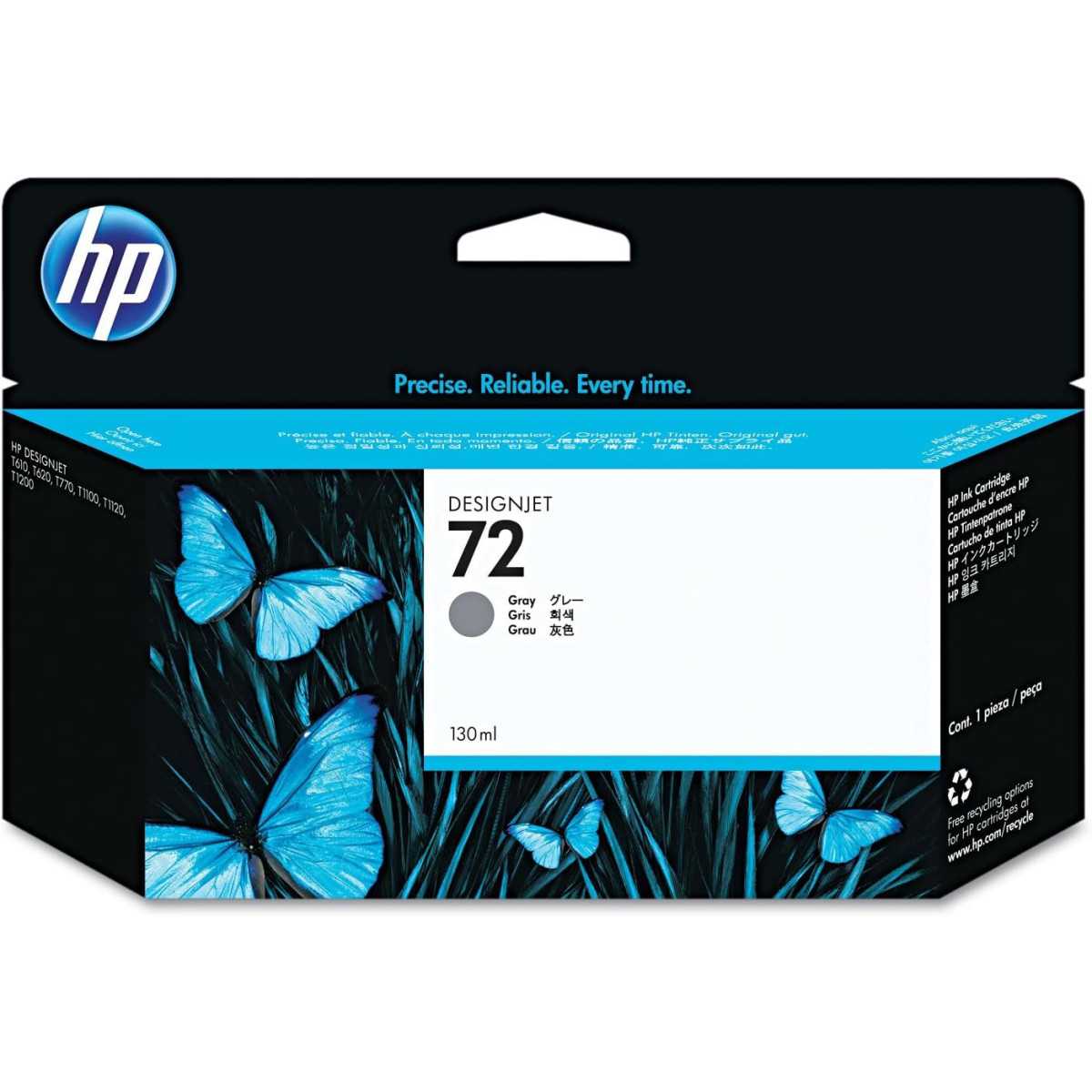 HP 72 Gris Cartouche d'encre d'origine - C9374A HP 72 Gris Cartouche d'encre d'origine - C9374A