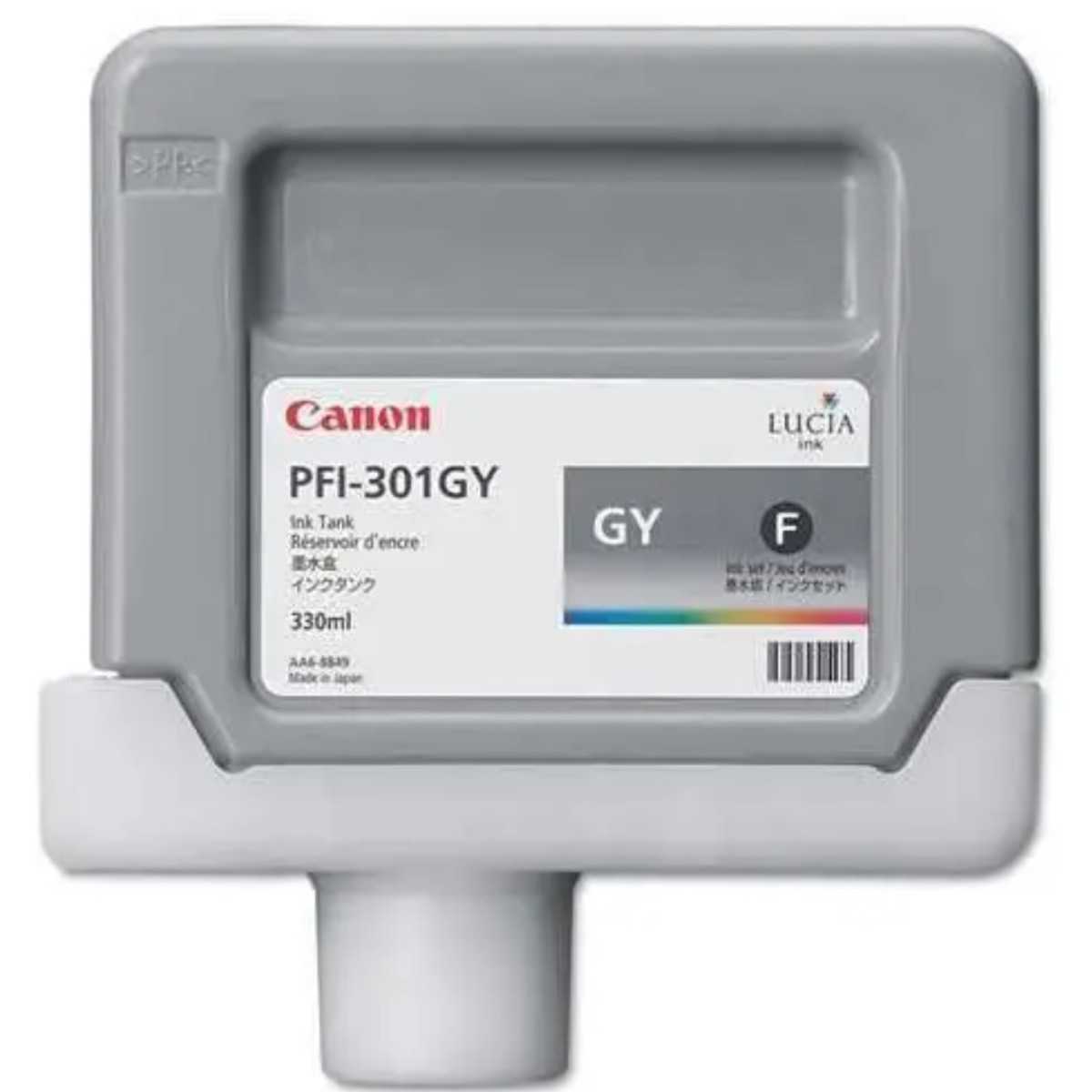 Canon PFI-301GY Gris Cartouche d'encre d'origine Canon PFI-301GY Gris Cartouche d'encre d'origine