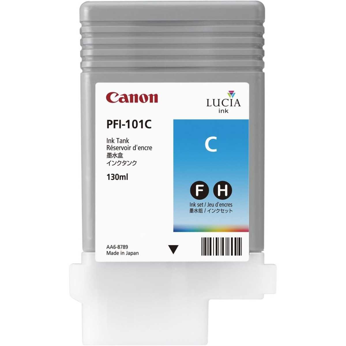 Canon PFI-101C Cyan Cartouche d'encre d'origine moins chère