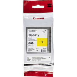 Canon PFI-101Y Jaune Cartouche d'encre d'origine moins chère