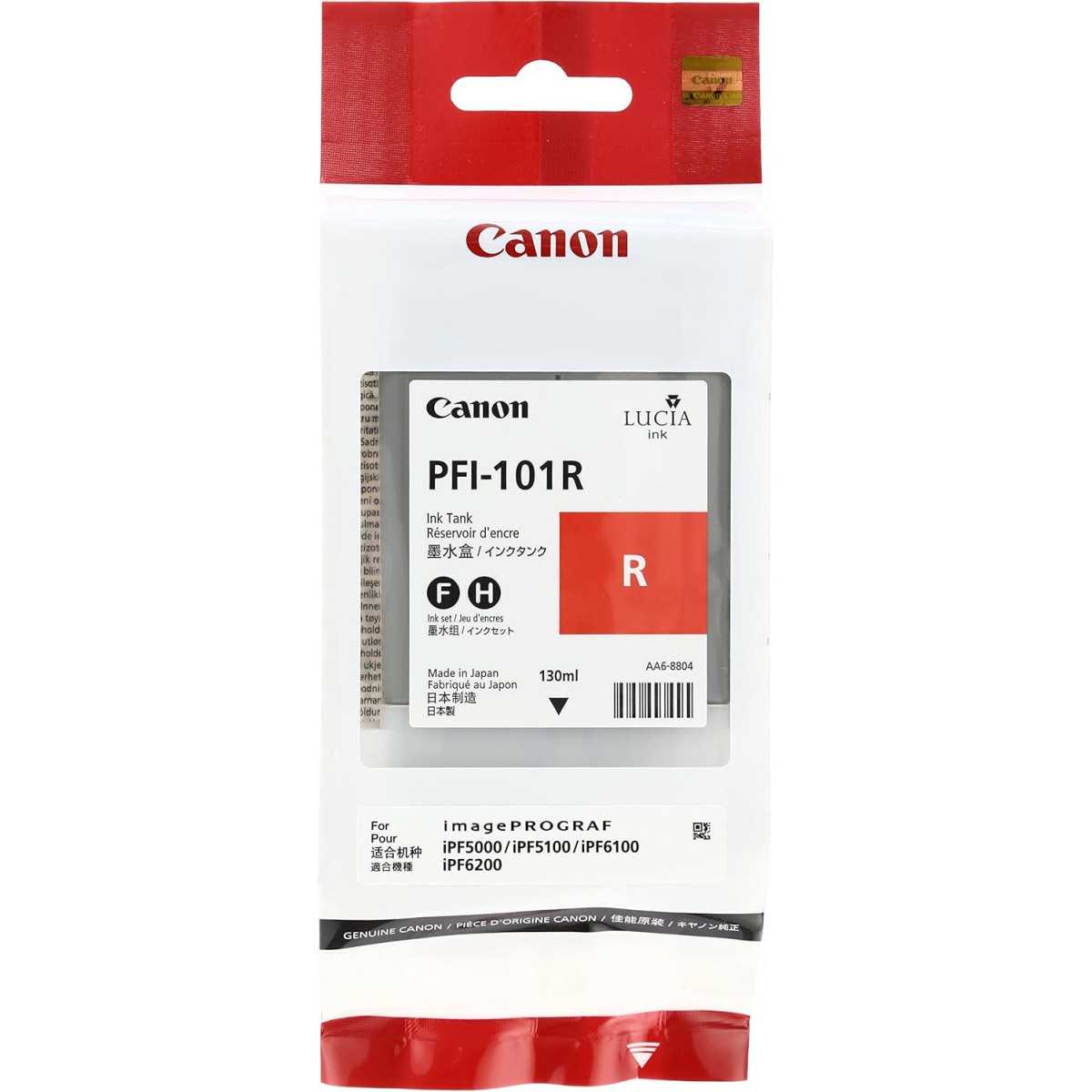 Canon PFI-101R Rouge Cartouche d'encre d'origine moins chère Canon PFI-101R Rouge Cartouche d'encre d'origine moins chère