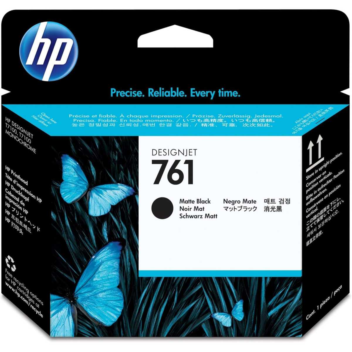 HP 761 Noir mat Tête d'impression d'origine - CH648A HP 761 Noir mat Tête d'impression d'origine - CH648A