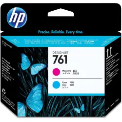 HP 761 Magenta Cyan Tête d'impression d'origine - CH646A