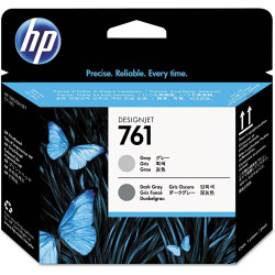 HP 761 Gris Gris foncé Tête d'impression d'origine - CH647A