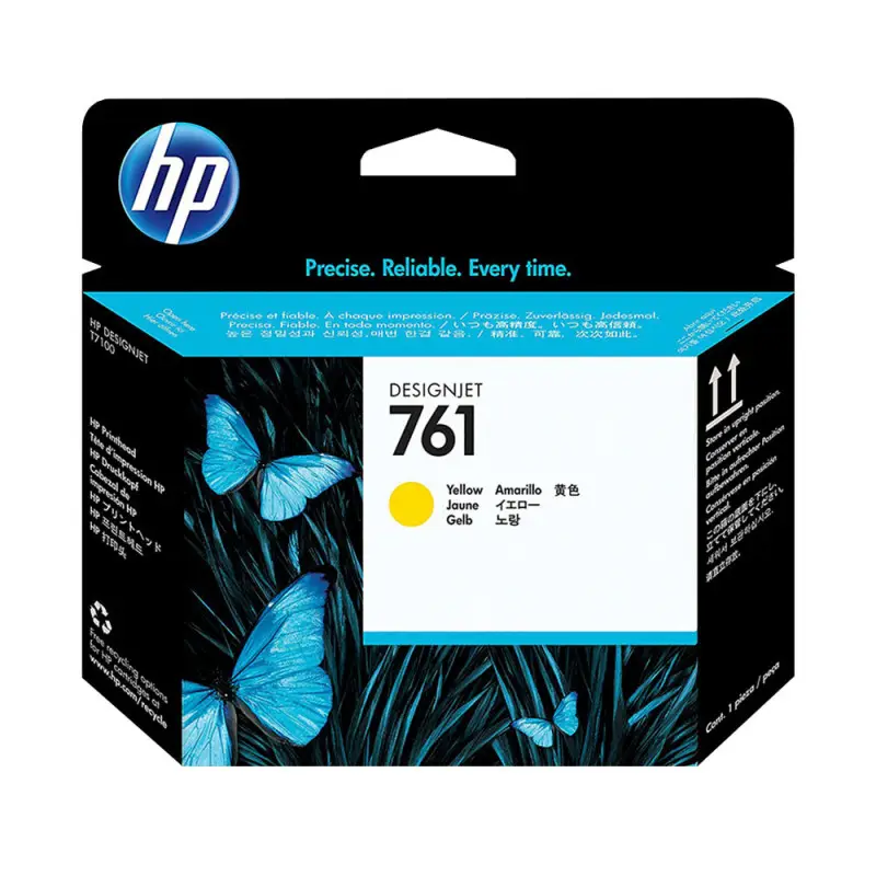 HP 761 Jaune Tête d'impression d'origine - CH645A