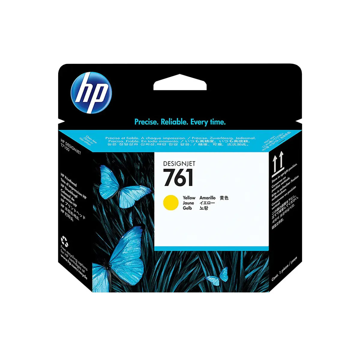 HP 761 Jaune Tête d'impression d'origine - CH645A
