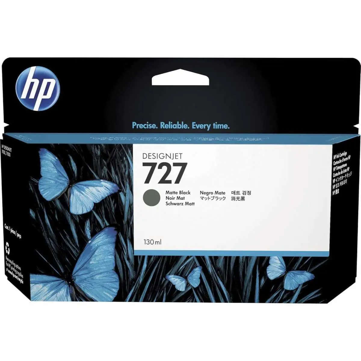HP 727 Noir mat Cartouche d'origine - B3P22A