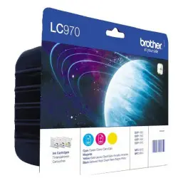 Brother LC970 couleur Multipack de 3 cartouches d'encre d'origine