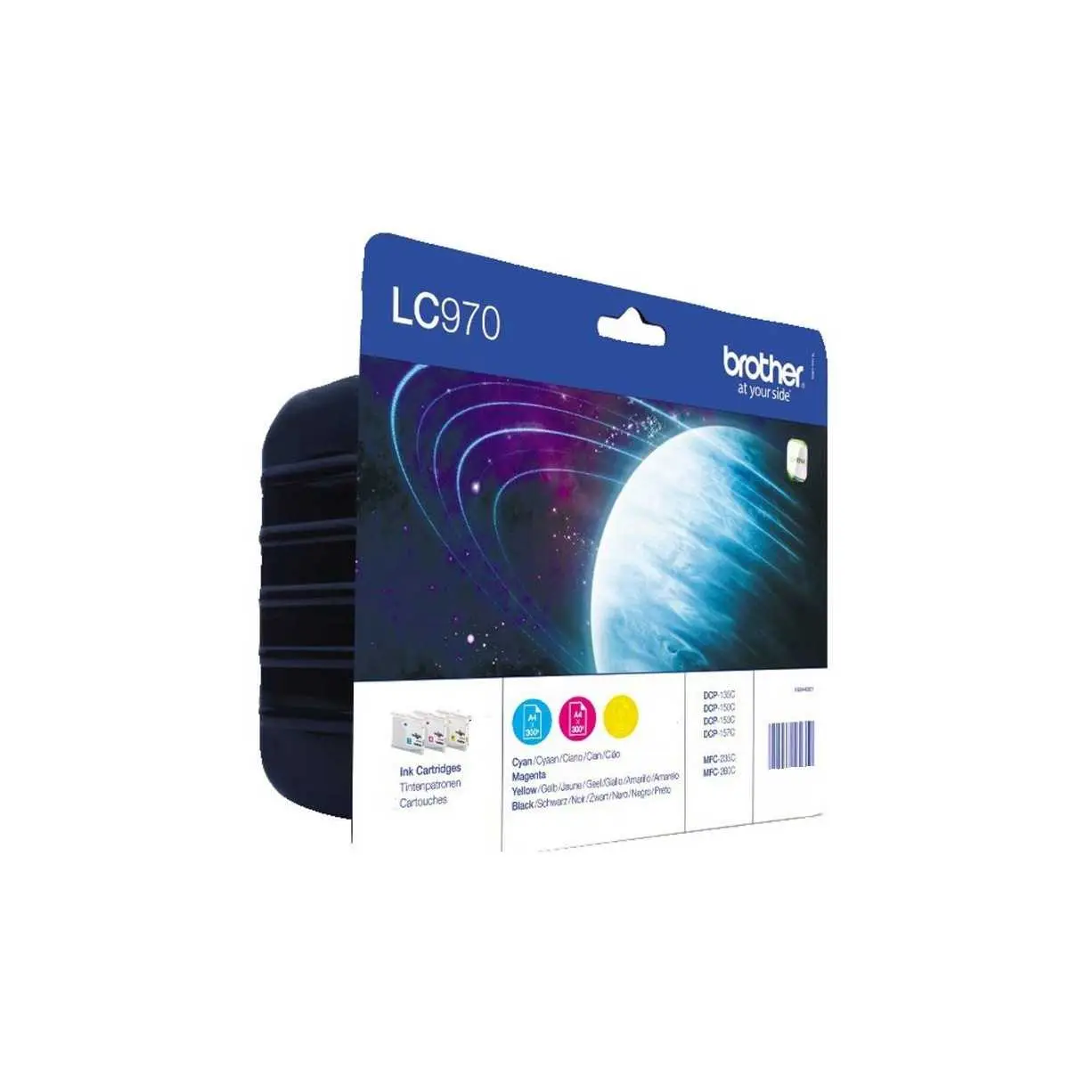 Brother LC970 couleur Multipack de 3 cartouches d'encre d'origine Brother LC970 couleur Multipack de 3 cartouches d'encre d'origine