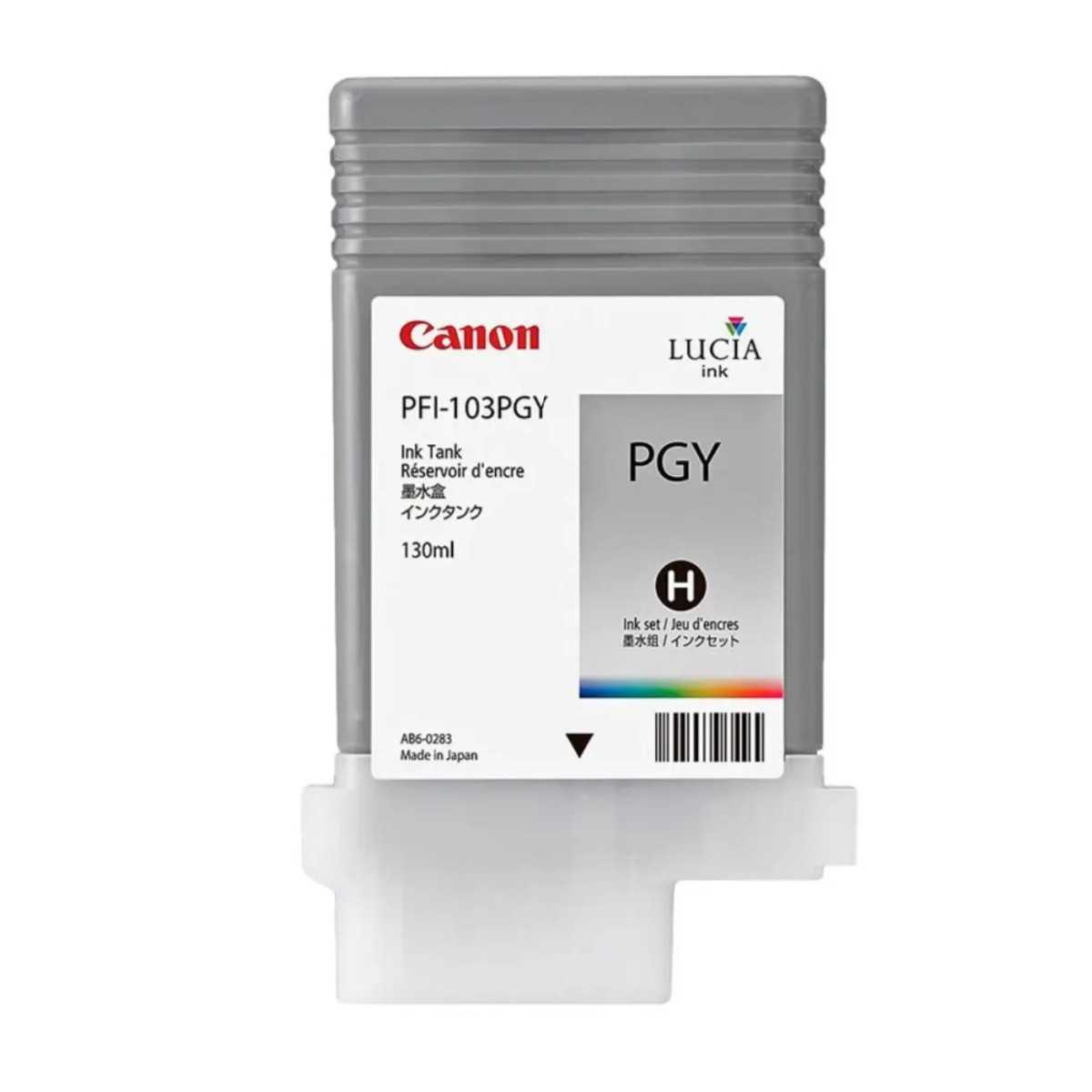 Canon PFI-103PGY Gris photo Cartouche d'encre d'origine Canon PFI-103PGY Gris photo Cartouche d'encre d'origine