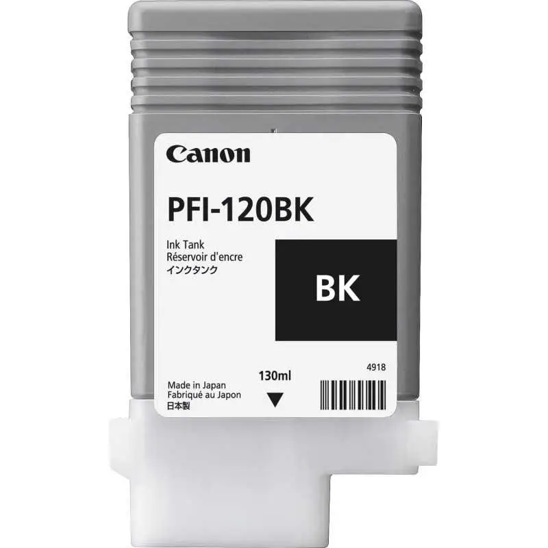 Canon PFI-120BK Noir Cartouche d'encre d'origine moins chère