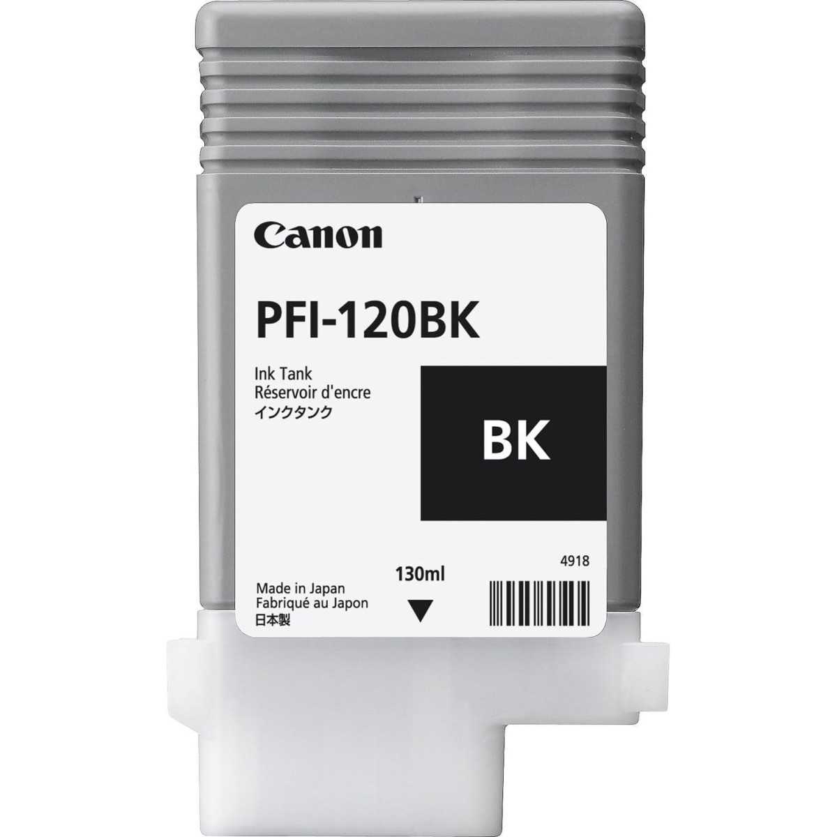 Canon PFI-120BK Noir Cartouche d'encre d'origine moins chère Canon PFI-120BK Noir Cartouche d'encre d'origine moins chère