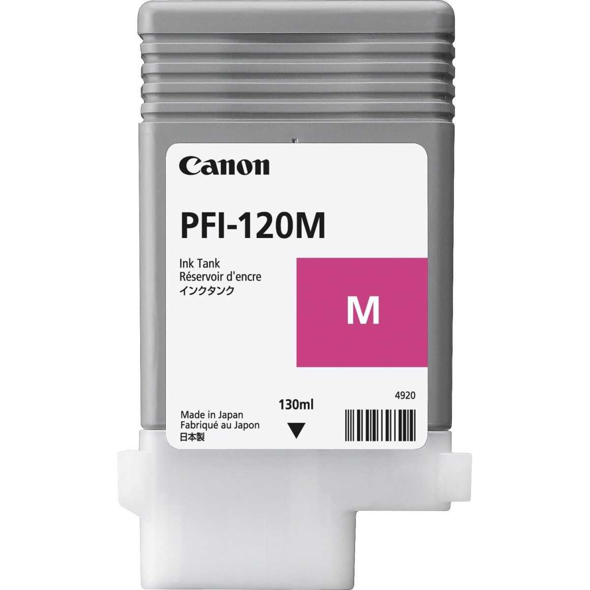 Canon PFI-120M Magenta Cartouche d'encre d'origine moins chère Canon PFI-120M Magenta Cartouche d'encre d'origine moins chère