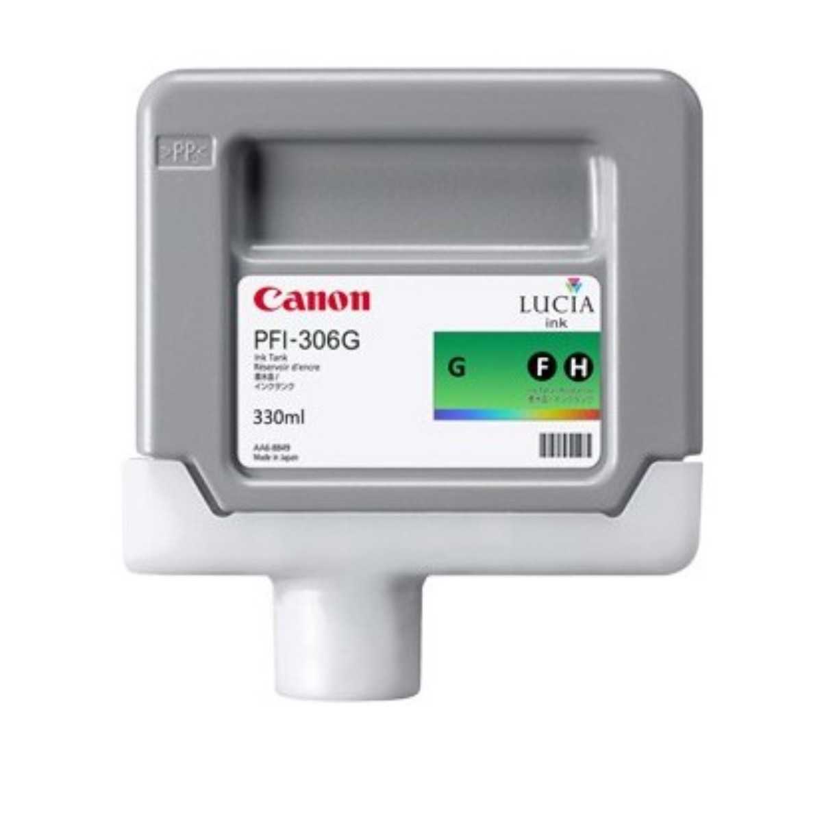 Canon PFI-306G Vert Cartouche d'encre d'origine Canon PFI-306G Vert Cartouche d'encre d'origine