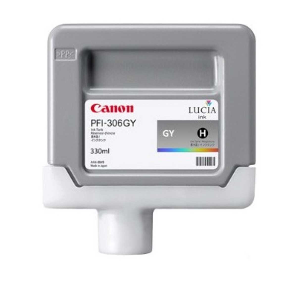 Canon PFI-306GY Gris Cartouche d'encre d'origine Canon PFI-306GY Gris Cartouche d'encre d'origine