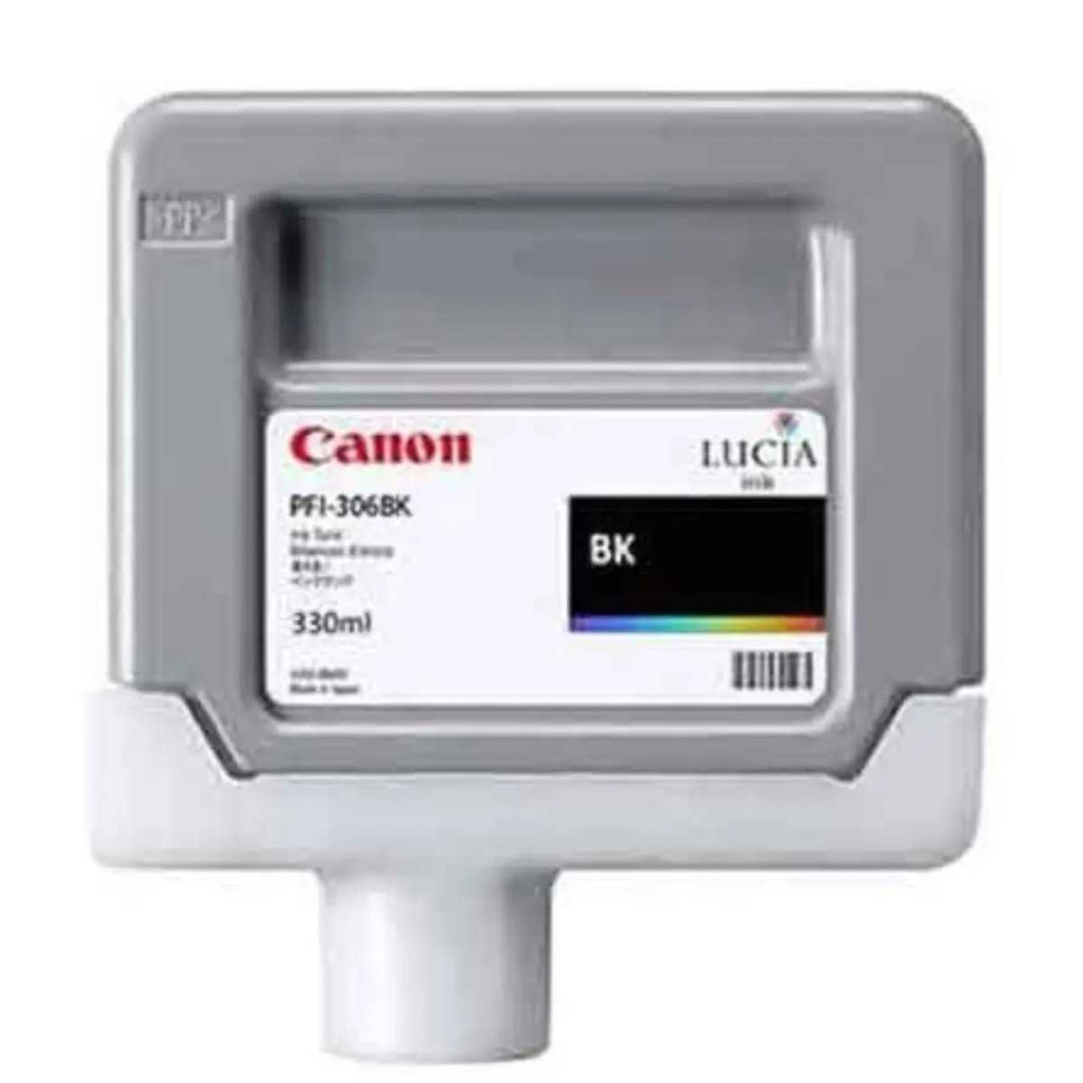 Canon PFI-306BK Noir Cartouche d'encre d'origine Canon PFI-306BK Noir Cartouche d'encre d'origine