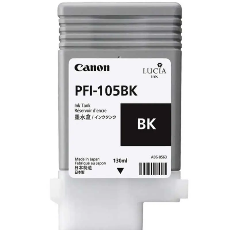 Canon PFI-105BK Noir Cartouche d'encre d'origine moins chère