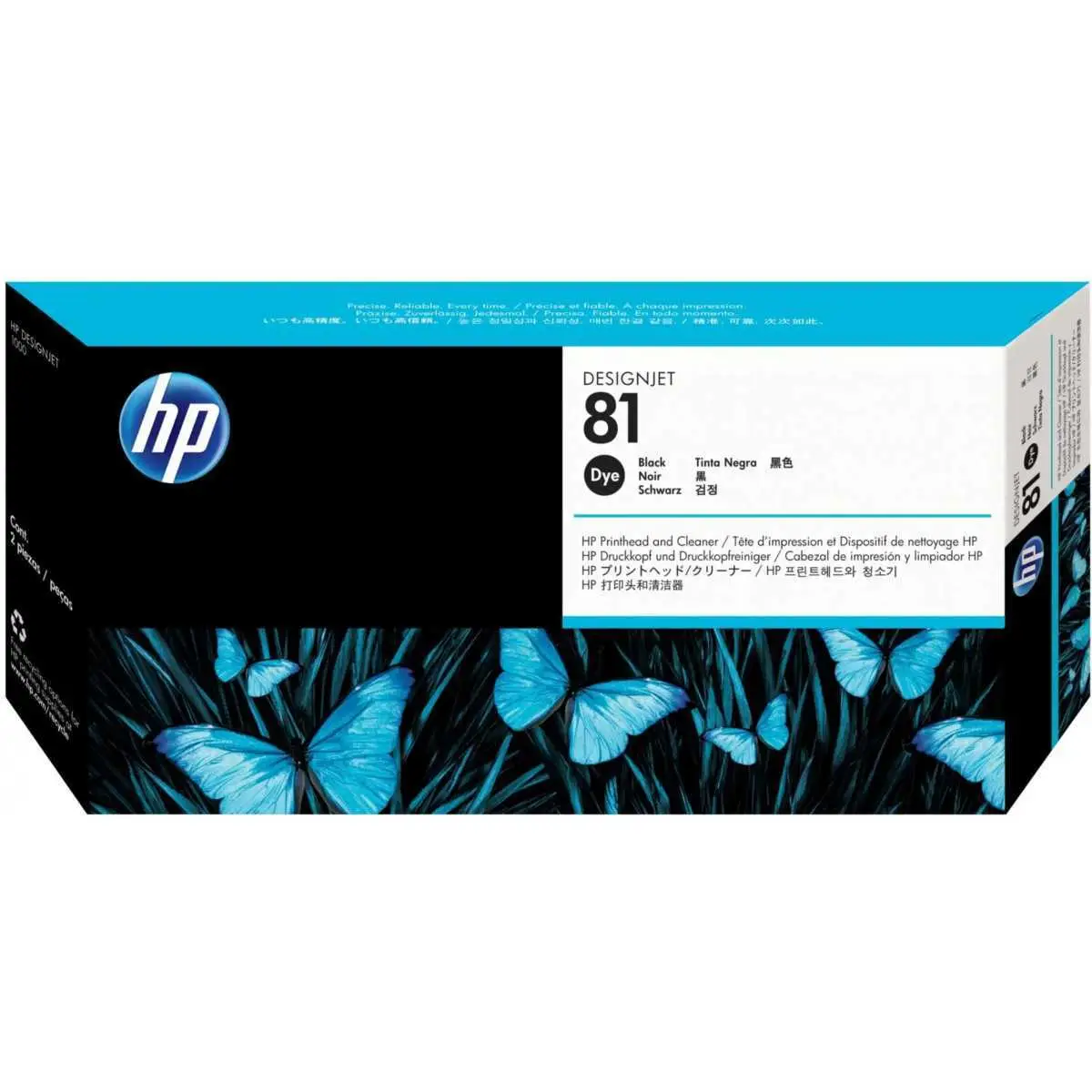 HP 81 Noir Tête d'impression d'origine - C4950A