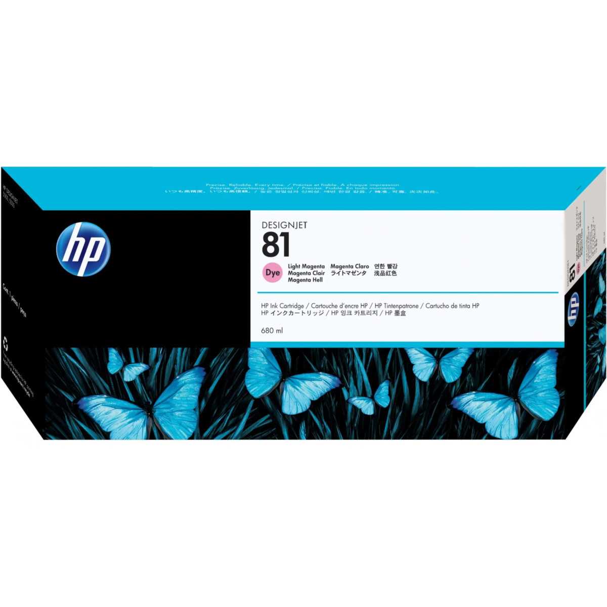 HP 81 Light magenta Cartouche d'encre d'origine - C4935A HP 81 Light magenta Cartouche d'encre d'origine - C4935A