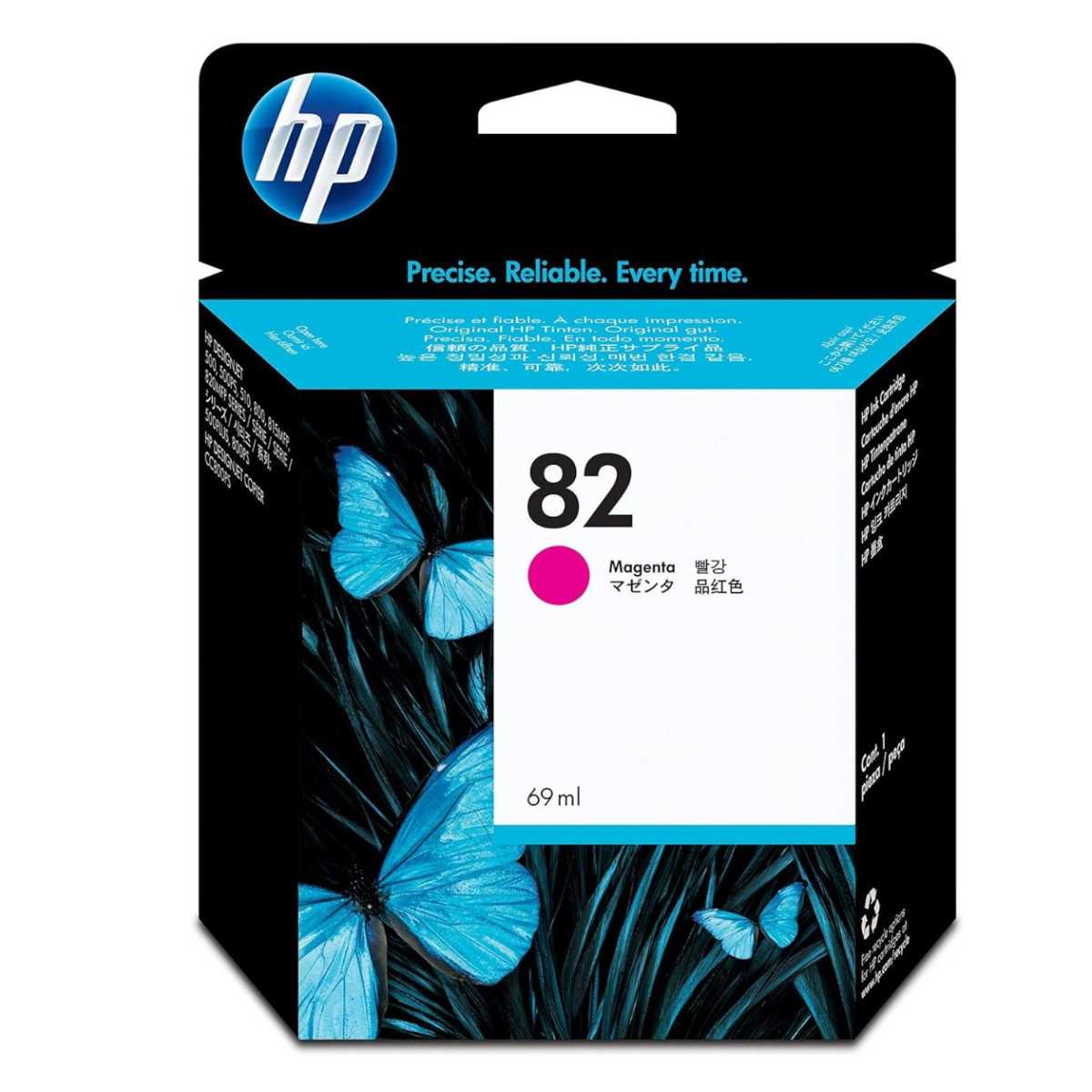 HP 82 Magenta Cartouche d'encre d'origine - C4912A HP 82 Magenta Cartouche d'encre d'origine - C4912A