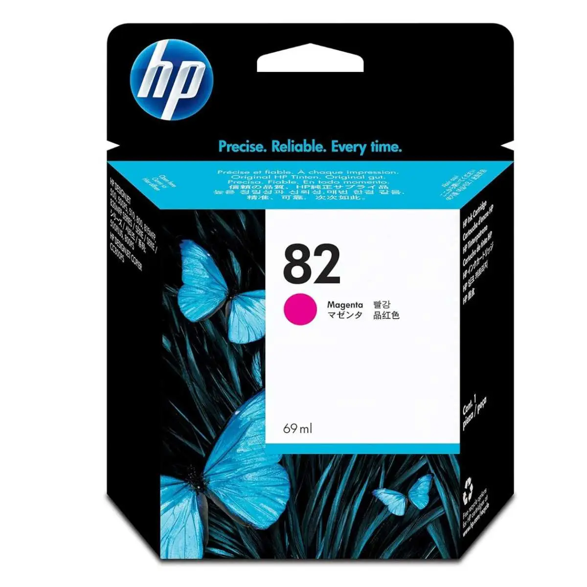 HP 82 Magenta Cartouche d'encre d'origine - C4912A HP 82 Magenta Cartouche d'encre d'origine - C4912A