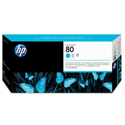 HP 80 Cyan Tête d'impression d'origine - C4821A
