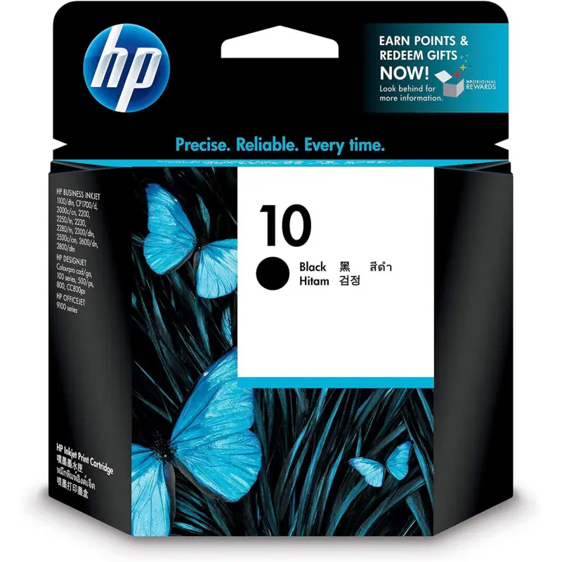 HP 10 Noir cartouche d'encre au meilleur prix