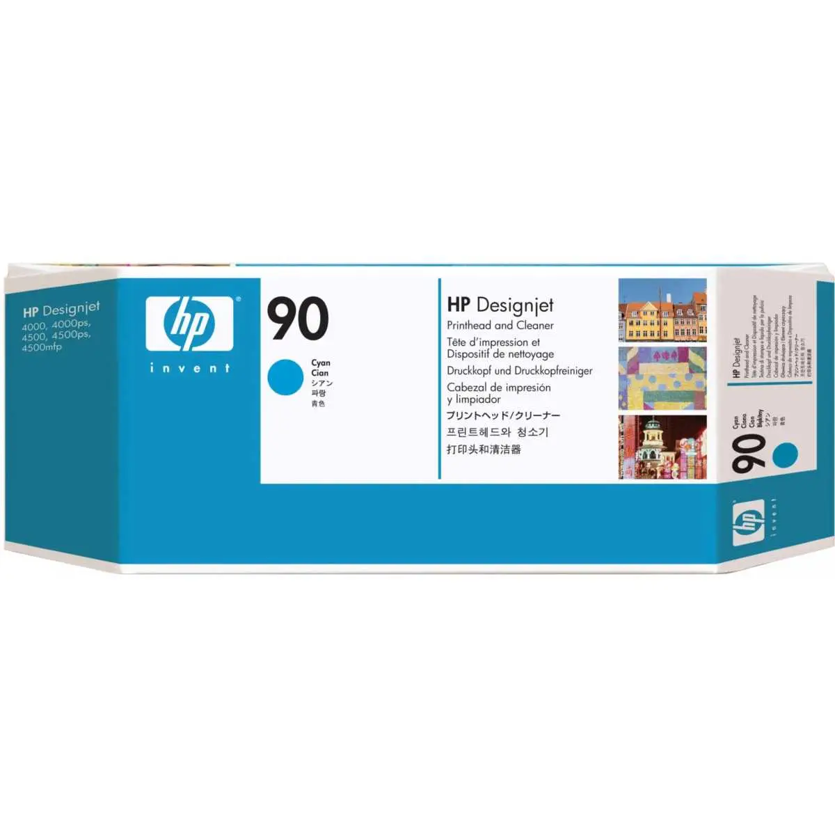 HP 90 Cyan Tête d'impression d'origine - C5055A