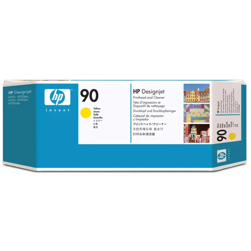 HP 90 Jaune Tête d'impression d'origine - C5057A