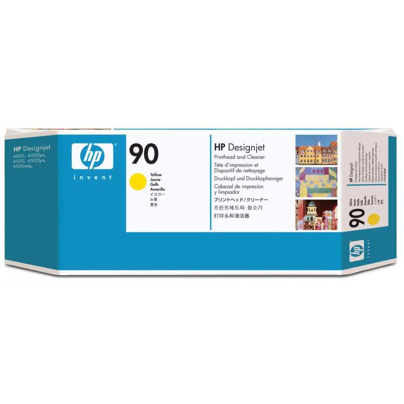 HP 90 Jaune Tête d'impression d'origine - C5057A