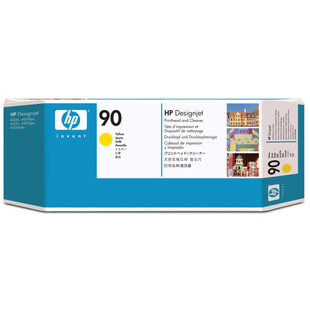 HP 90 Jaune Tête d'impression d'origine - C5057A
