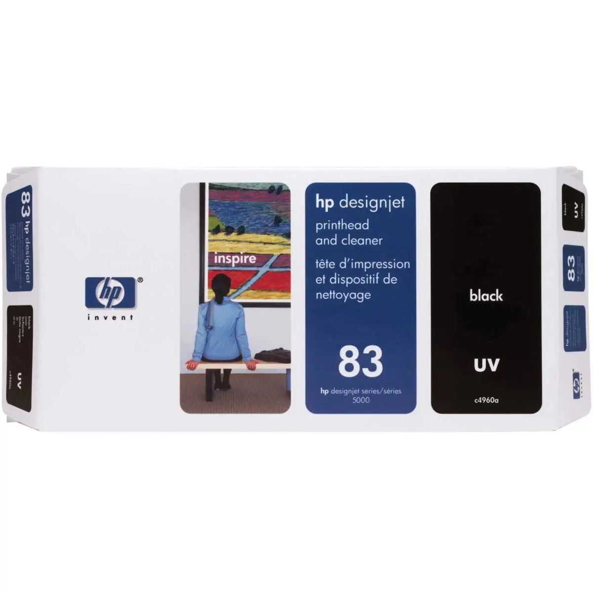 HP 83 Noir Tête d'impression d'origine - C4960A