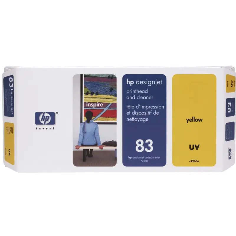 HP 83 Jaune Tête d'impression d'origine - C4963A