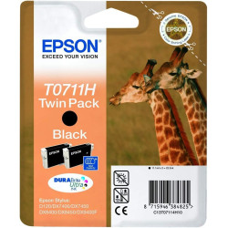 Epson T711H Noir Girafes Multipack de 2 cartouches d'encre d'origine