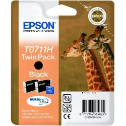 Epson T711H Noir Girafes Multipack de 2 cartouches d'encre d'origine
