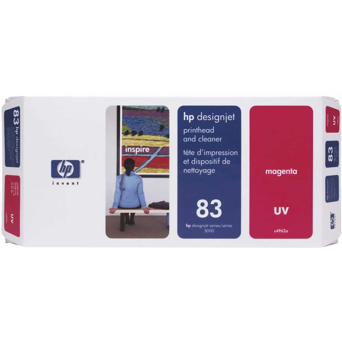 HP 83 Magenta Tête d'impression d'origine - C4962A HP 83 Magenta Tête d'impression d'origine - C4962A