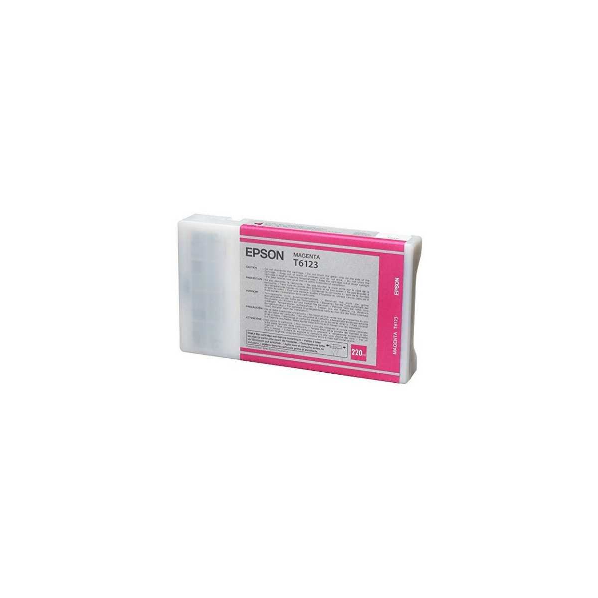 Epson T6123 Magenta Cartouche d'origine au meilleur prix Epson T6123 Magenta Cartouche d'origine au meilleur prix