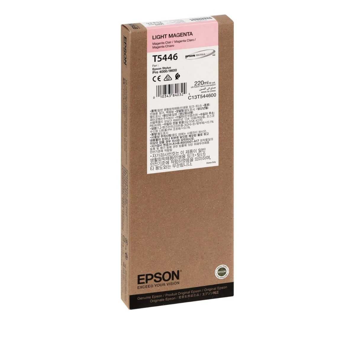 Epson T5446 Light magenta Cartouche d'encre d'origine Epson T5446 Light magenta Cartouche d'encre d'origine