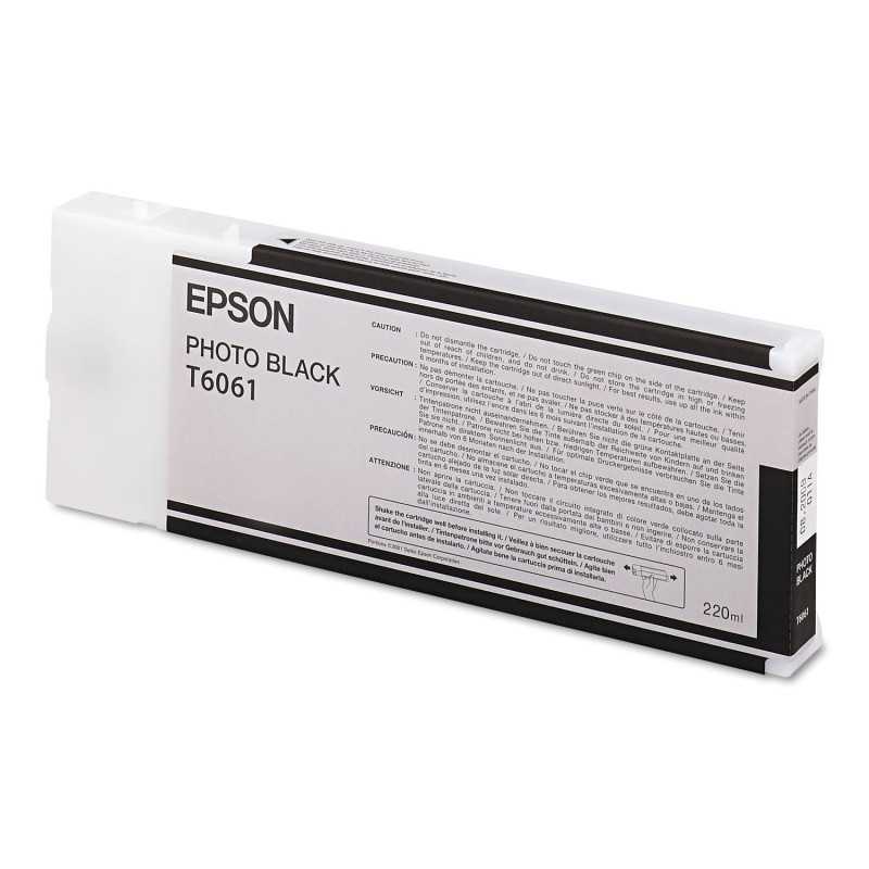Epson T6061 Photo noir Cartouche d'origine au meilleur prix