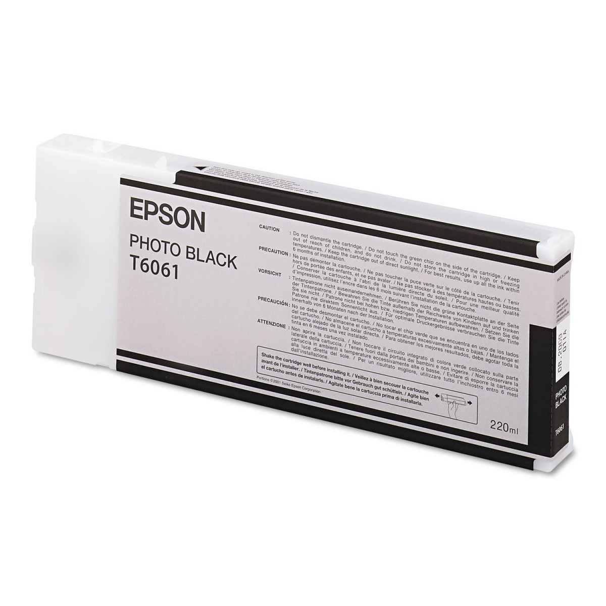 Epson T6061 Photo noir Cartouche d'encre d'origine