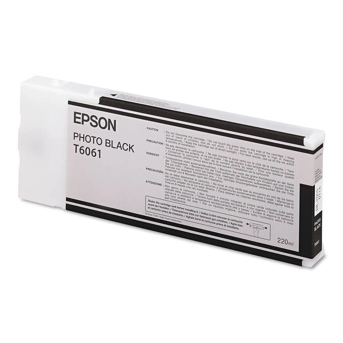 Epson T6061 Photo noir Cartouche d'encre d'origine