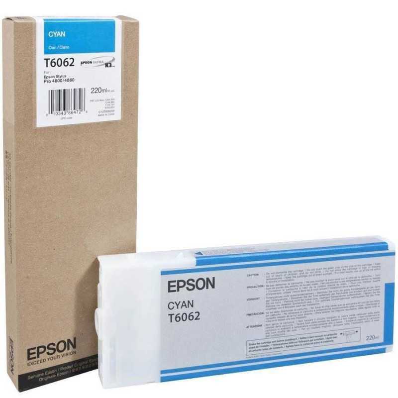 Epson T6062 Cyan Cartouche d'origine au meilleur prix