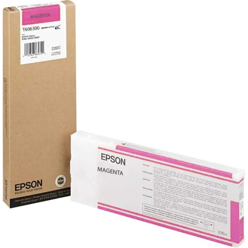 Epson T6063 Magenta Cartouche d'encre d'origine