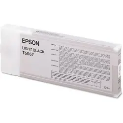 Epson T6067 Noir clair Cartouche d'encre d'origine