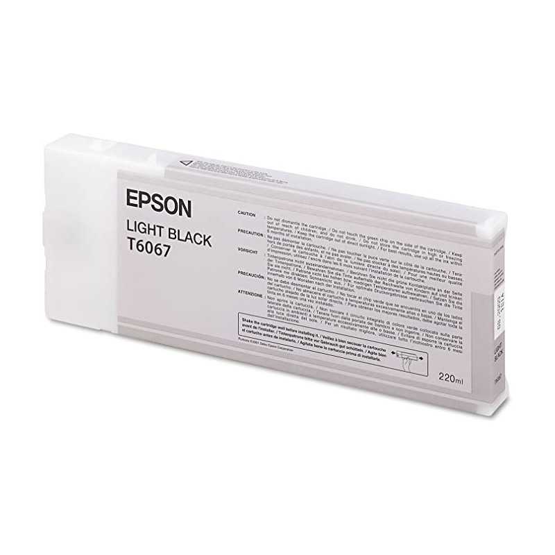 Epson T6067 Noir clair Cartouche d'origine au meilleur prix