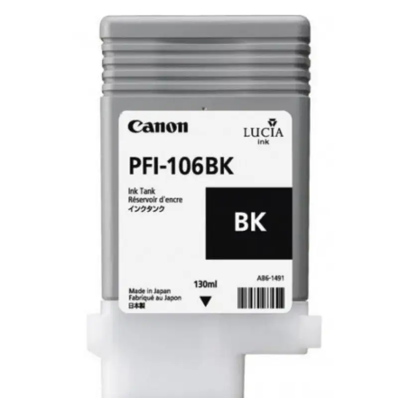 Canon LUCIA PFI-106BK Noir Cartouche d'encre d'origine